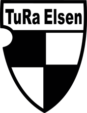 Logo TuRa Elsen schwarz-weiss mit weißer Kontur